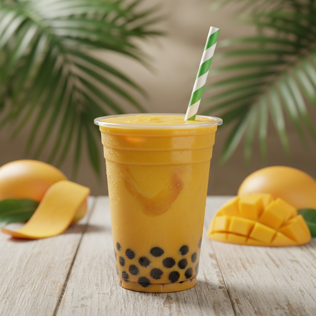 Mango Boba Tea