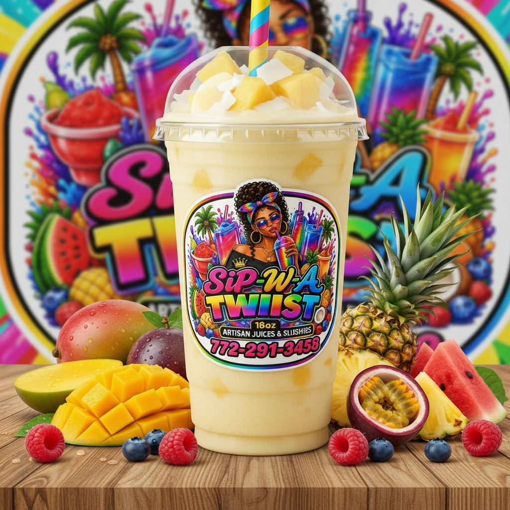 Piña Colada Slushie