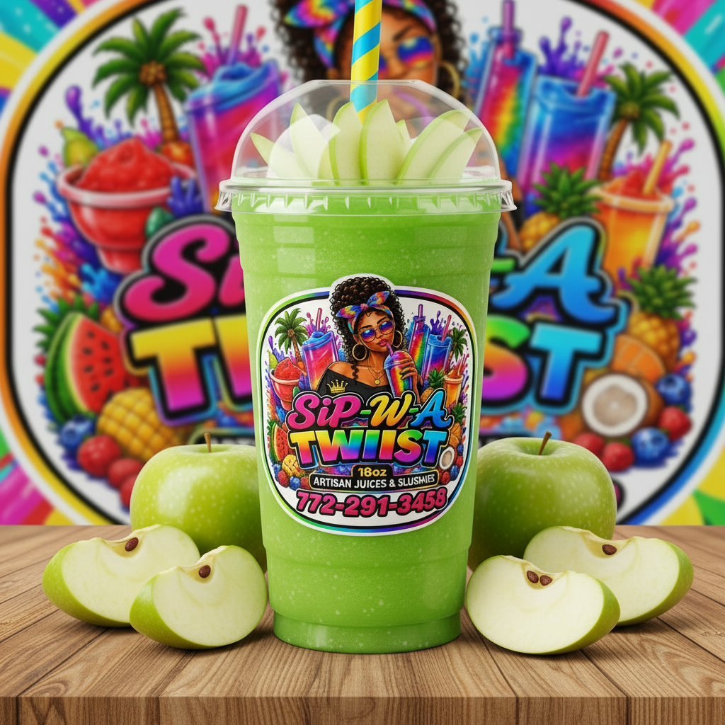 Sour Green Apple Slushie